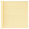 vidaXL Balkonscherm 90x600 cm HDPE beige