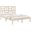 vidaXL Bedframe zonder matras massief hout 160x200 cm