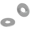 vidaXL Washers 2 st Zilver 12 x 12 x 1,2 cm IJzer