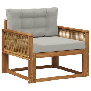 vidaXL Buiten Midden Sofa Massief Acaciahout Naturel