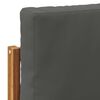 vidaXL Buiten bankenset 3 pcs Naturel Massief Acaciahout en Polyester