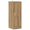 vidaXL Schoenenkast 32x35x92 cm bewerkt hout artisanaal eikenkleur