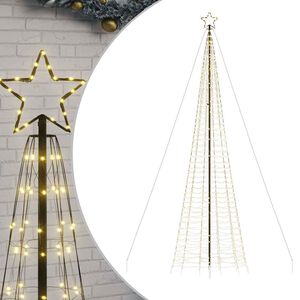 vidaXL LED-kerstboom met spikes 1534 LEDs warm wit 500 cm