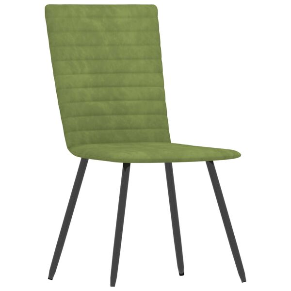 vidaXL Eetkamerstoelen 2 st fluweel groen
