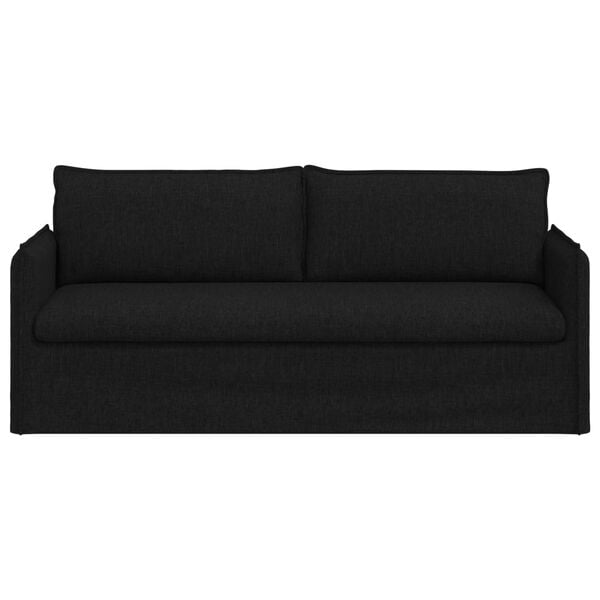 vidaXL Bank 180cm Zwart Metaal