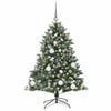 vidaXL Kunstkerstboom met 150 LED Groen 120 cm PVC en Plastic en Staal
