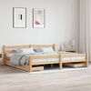 vidaXL Bedframe met 4 lades massief grenenhout 200x200 cm