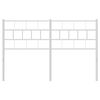 vidaXL Hoofdbord 150 cm metaal wit