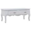 vidaXL Salontafel 100x50x46 cm wit