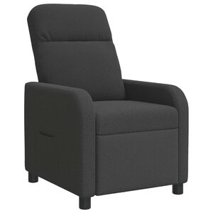 vidaXL Relaxfauteuil Donkergrijs Boucl&eacute;