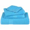 vidaXL Washandjes FROGN 4 st 30x30 cm 360 g/m² turquoise