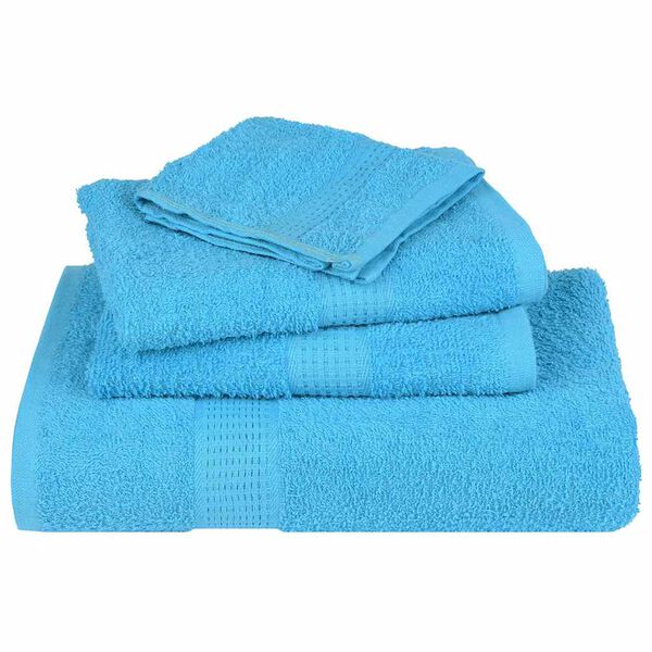 vidaXL Washandjes FROGN 4 st 30x30 cm 360 g/m² turquoise
