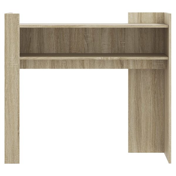 vidaXL Wandtafel 100x35x90 cm bewerkt hout sonoma eikenkleurig