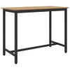 vidaXL Tafel Artisan Eiken 100 x 50 x 76,5 cm Engineered hout en staal