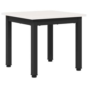 vidaXL Salontafel Wit 40 x 40 x 36 cm Massief grenenhout