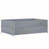 vidaXL Plantenbak 120x80 cm massief grenenhout grijs