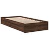 vidaXL Bedframe met lades bewerkt hout bruin eikenkleurig 90x190 cm