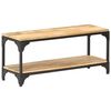 vidaXL Salontafel 90x30x40 cm massief mangohout