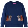 vidaXL Kindertrui 116 marineblauw