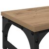 vidaXL Monitor Stand Artisan Eiken 105 x 23 x 15,5 cm Bewerkt hout