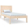 vidaXL Bedframe massief hout 75x190 cm