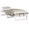 vidaXL Bedframe Wit 90 x 210 cm Massief grenenhout