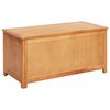 vidaXL Opbergkist 90 x 45 x 45 cm Massief Eikenhout
