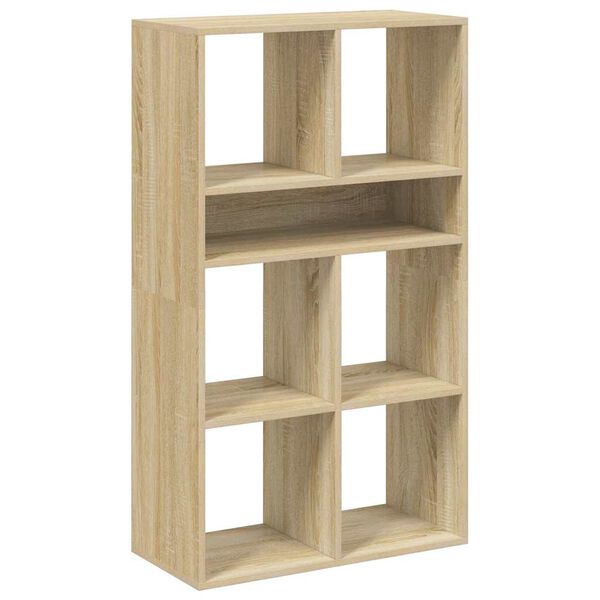 vidaXL Boekenkast 66x31x112 cm bewerkt hout sonoma eikenkleurig