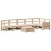 vidaXL 7-delige Loungeset massief grenenhout