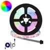 vidaXL LED-strip 2 st Zwart en transparant Koper en kunststof