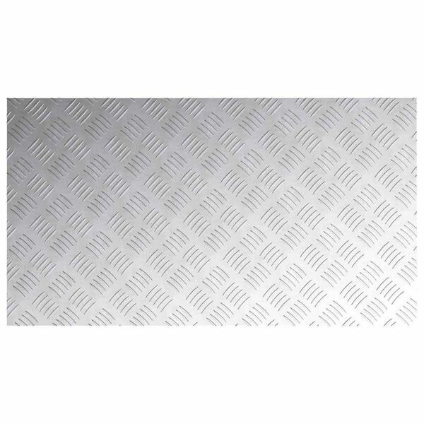 vidaXL Trap Tread Rechthoekig 4 pcs Zilver 90 x 50 cm Aluminium