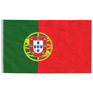 vidaXL Vlag Portugal 90x150 cm
