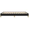 vidaXL Bedframe zonder matras stof zwart 140x190 cm
