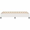 vidaXL Boxspringbed Cr&egrave;me 120 x 190 cm Katoen Stof