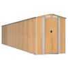 vidaXL Tuinschuur 192x938x223 cm gegalvaniseerd staal lichtbruin