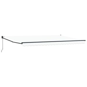 vidaXL Markies Wit 500 &times; 300 cm Polyester en Metaal