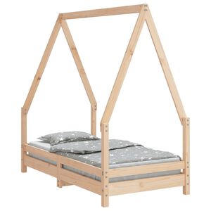 vidaXL Kinderbedframe 70x140 cm massief grenenhout