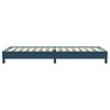 vidaXL Boxspring zonder matras fluweel donkerblauw 100x220 cm