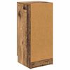 vidaXL Dressoir Oudhout 30 x 30 x 70 cm Bewerkt hout