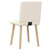 vidaXL Eetkamerstoelen 2 st linnen