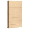 vidaXL Cd-kast 102x23x177,5 cm bewerkt hout bruin eikenkleur