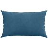 vidaXL Sofa Kussens 2 pcs Blauw 50 x 30 cm Katoen Stof