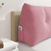 vidaXL Rugkussen Roze 180 x 24 x 50 cm Fluweel