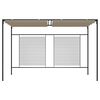 vidaXL Prieel met uittrekbaar dak 180 g/m² 3x4x2,3 m taupe