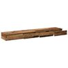 vidaXL Bedlades met lade Oudhout 200 x 36,5 x 16,5 cm Bewerkt hout
