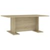 vidaXL Salontafel 103,5x60x40 cm bewerkt hout sonoma eikenkleurig