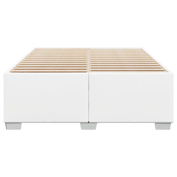 vidaXL Bedframe kunstleer wit 140x200 cm