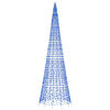 vidaXL LED-kerstboom 1534 LEDs 500 cm blauw