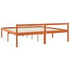 vidaXL Bedframe Wasbruin 200 x 200 cm Massief grenenhout