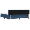 vidaXL Boxspringbed met matras Blauw 200 x 200 cm Polyester